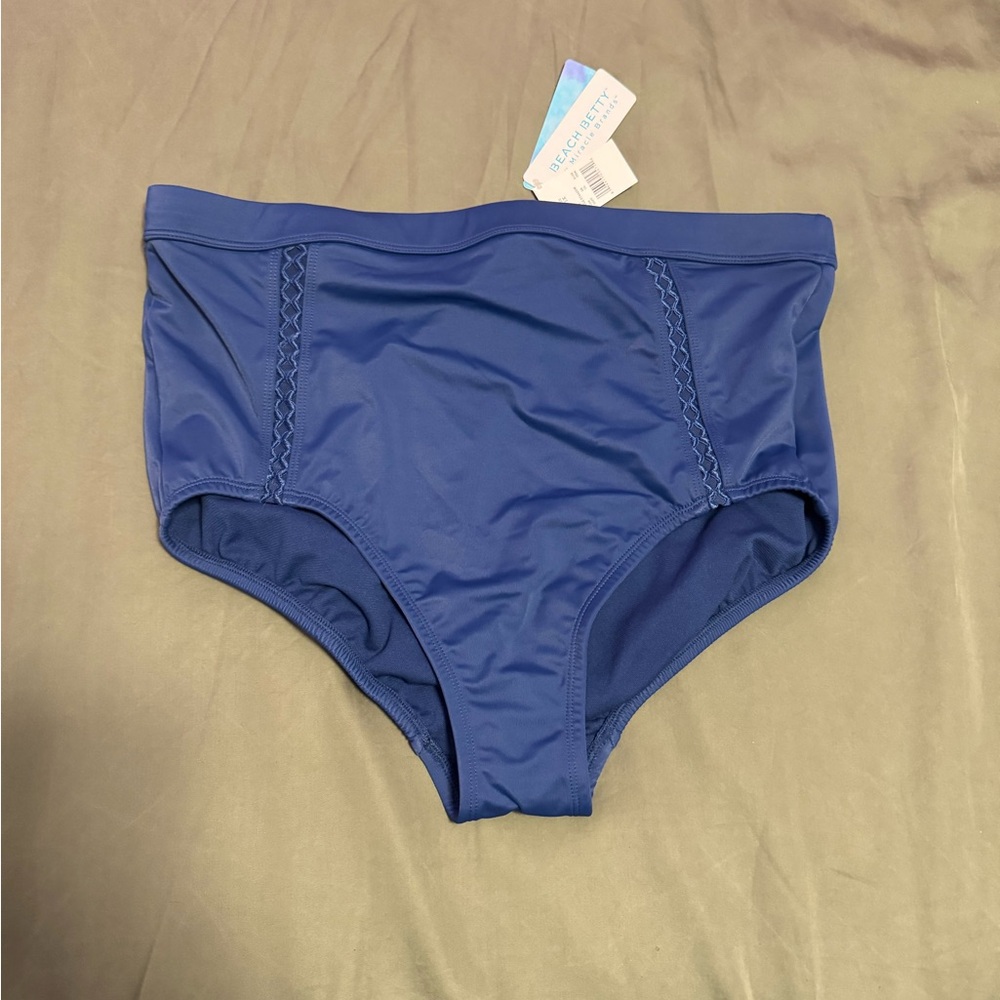 Miraclesuit Blue High-Waisted Swim Bottoms size 1X. BNWT.
